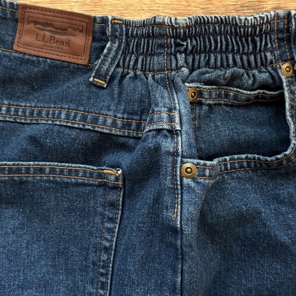 L.L. Bean Double L Dark Denim Walking Shorts Size 20 Regular - Picture 4 of 7